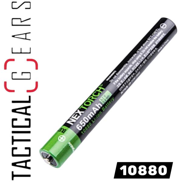 NEXTORCH DC20092 AKKU 10880 USB LITHIUM-ION (LI-ION) 3,7V 650mAH FÜR TA22, K30, K33UV INKL. SCHUTZSCHALTUNG UND USB-C LADEANSCHLUSS