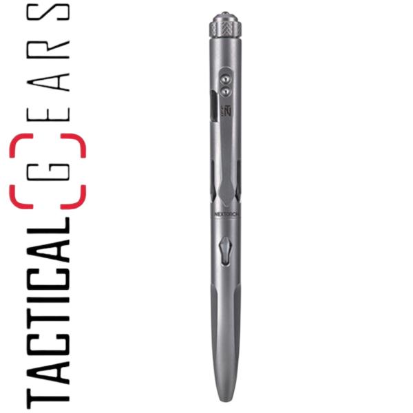 NEXTORCH NP11Ti TITAN TACTICAL PEN KUGELSCHREIBER, GLASBRECHER UND KUBOTAN