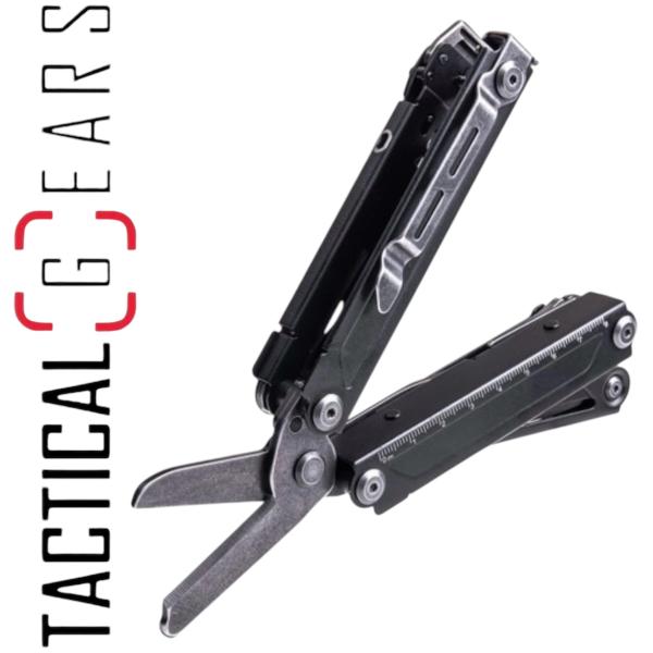 NEXTORCH PIONEER MT20BK "BLACK EDITION" - MULTITOOL 14in1 WERKZEUG & SCHNEIDER FÜR KUNSTOFF-HANDFESSELN