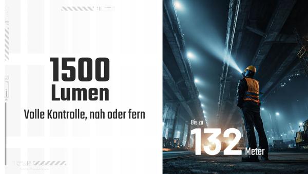 NITECORE EDC07 1500 LUMEN MCT SCHWARZ