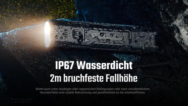 NITECORE EDC07 1500 LUMEN MCT SCHWARZ