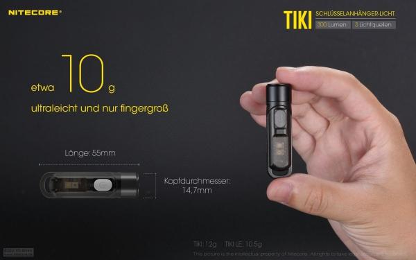 NITECORE TIKI LE 300 LUMEN