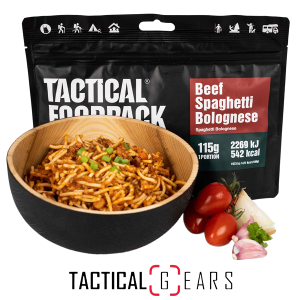 TACTICAL FOODPACK® - SPAGHETTI BOLOGNESE - 115G
