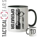 TACTICAL DEFENSE SYSTEM SEMINAR TASSE - LOW LIGHT OPERATOR - WEISS/SCHWARZ