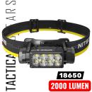 NITECORE HC65 UHE 2000 LUMEN 3 LICHTQUELLEN - SCHWARZ
