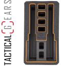 RAUZEUG MODULAR 2-PISTOL INSERT - SCHWARZ/ORANGE