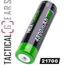 NEXTORCH DC20045B AKKU 21700 USB LITHIUM-LON (Li-lon) 3.6V 4.800mAh FÜR TA30MAX und TA30CMAX incl. SCHUTZSCHALTUNG