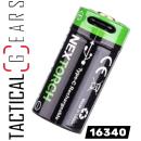 NEXTORCH DC20061 16340 AKKU USB LITHIUM-ION (LI-ION) 3,6V 800mAh