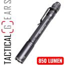 NEXTORCH TA22 "GRAU" 850 LUMEN SLIM LINE TACTICAL LED STIFTTASCHENLAMPE MIT NANO- KERAMIK GLASBRECHER UND STROBOSKOPFUNKTION