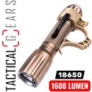 NEXTORCH TA30CS OPERATOR  1600 LUMEN TACTICAL LED TASCHENLAMPE SAND MIT NANO- KERAMIK GLASBRECHER UND STROBOSKOPFUNKTION