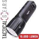 NEXTORCH TA31 10.000 LUMEN TACTICAL LED TASCHENLAMPE  MIT NANO KERAMIK GLASBRECHER UND STROBOSKOPFUNKTION