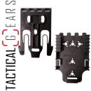 SAFARILAND QLS KIT 1 (1 x Gabel, 1 x Aufnahmeplatte) SCHWARZ