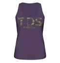 TDS LINE - WOMEN - TANK TOP - TDS OPERATOR - CAMO - FRONT ONLY - Farbe: PLUM